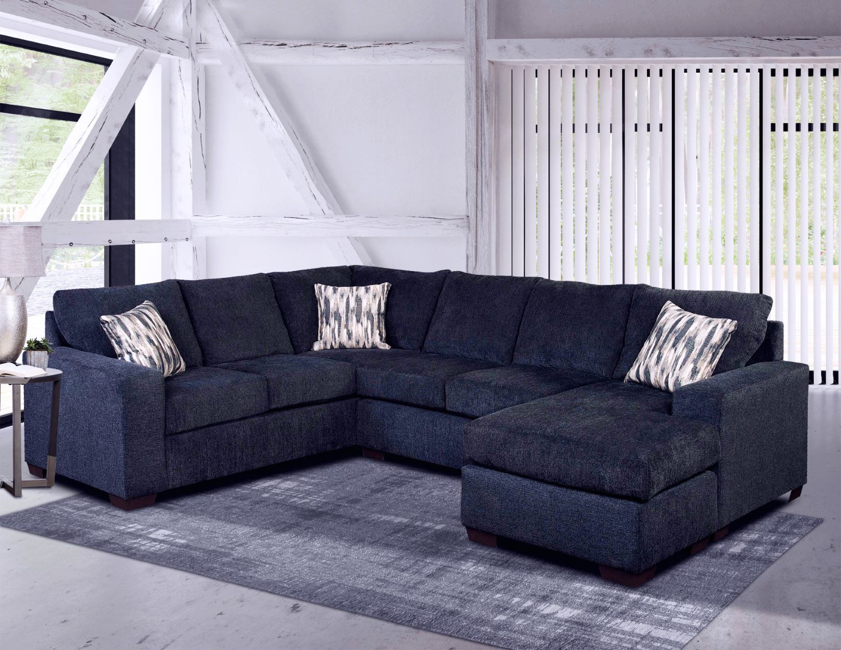 3 sided store sectional sofa